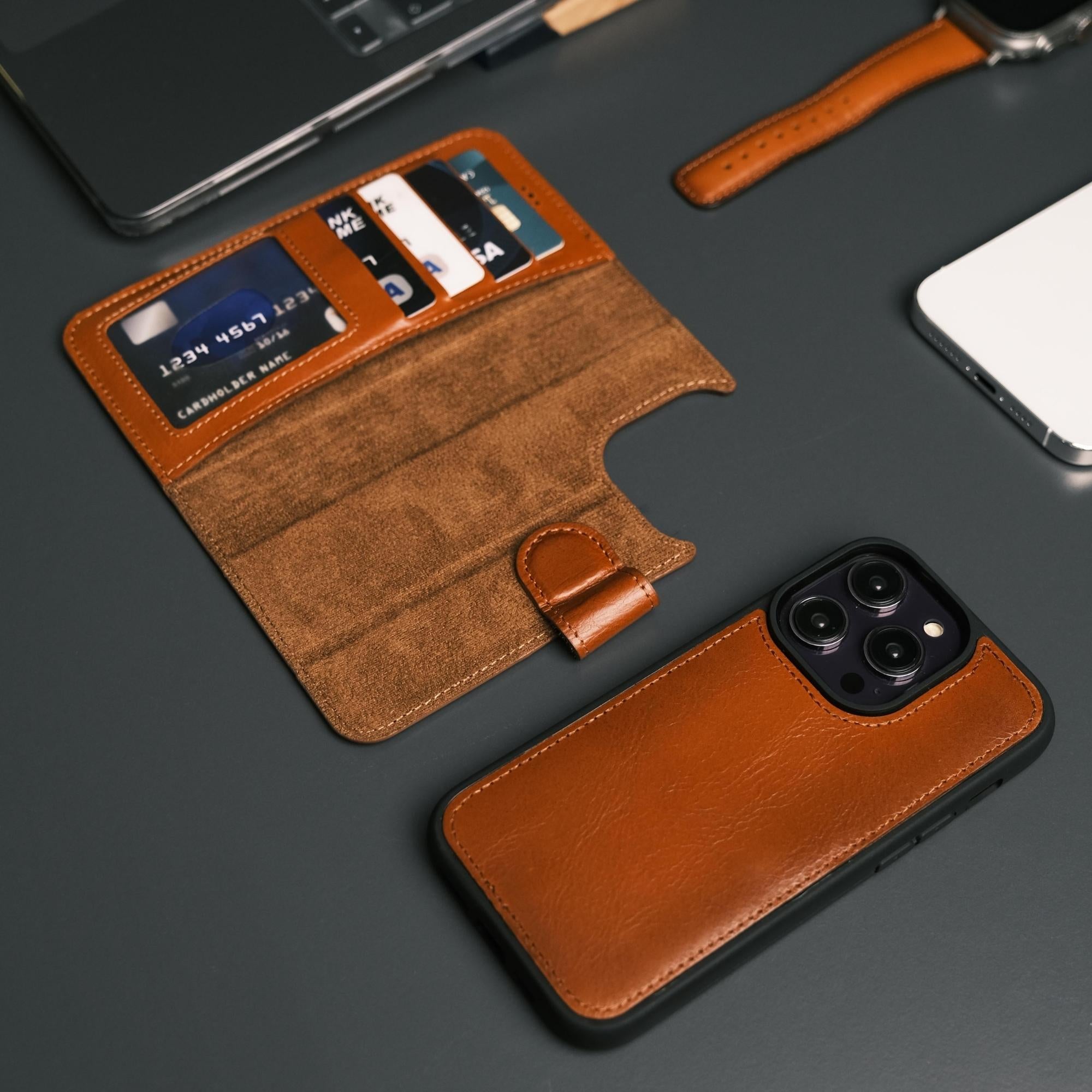 Make Your iPhone 15 Pro Stand Out with a Leather Case with TORONATA