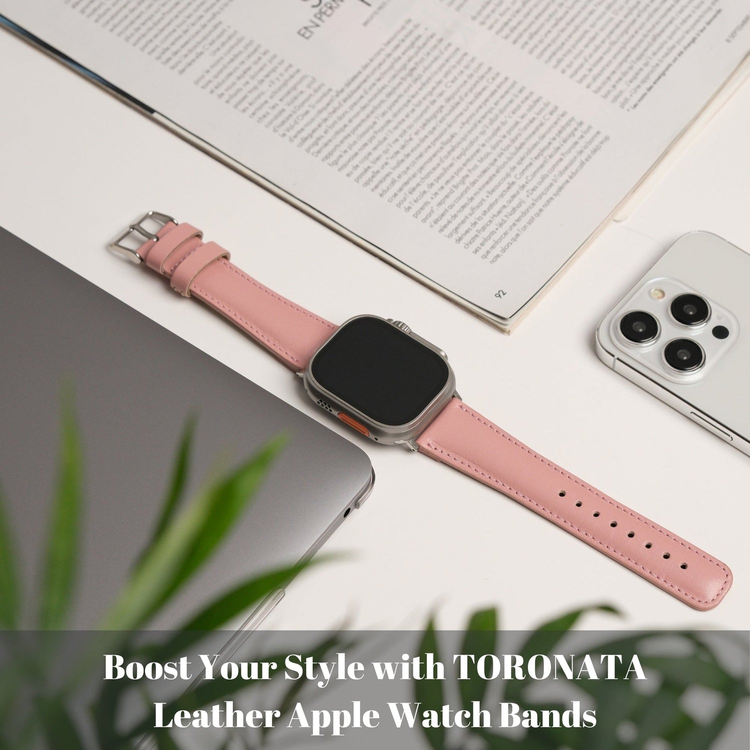Boost Your Style with TORONATA Leather Apple Watch Bands - TORONATA