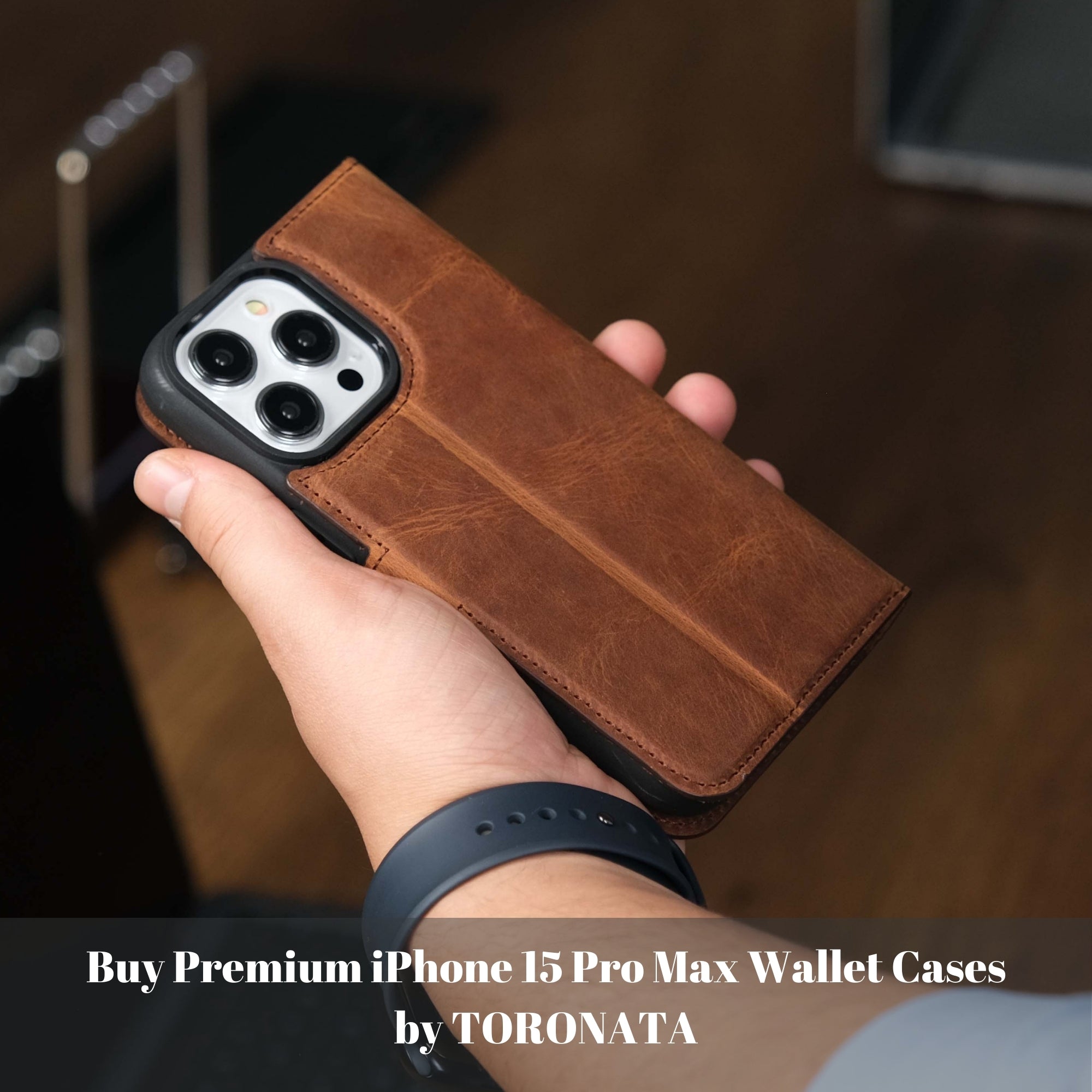 Buy Premium iPhone 15 Pro Max Wallet Cases by TORONATA - TORONATA