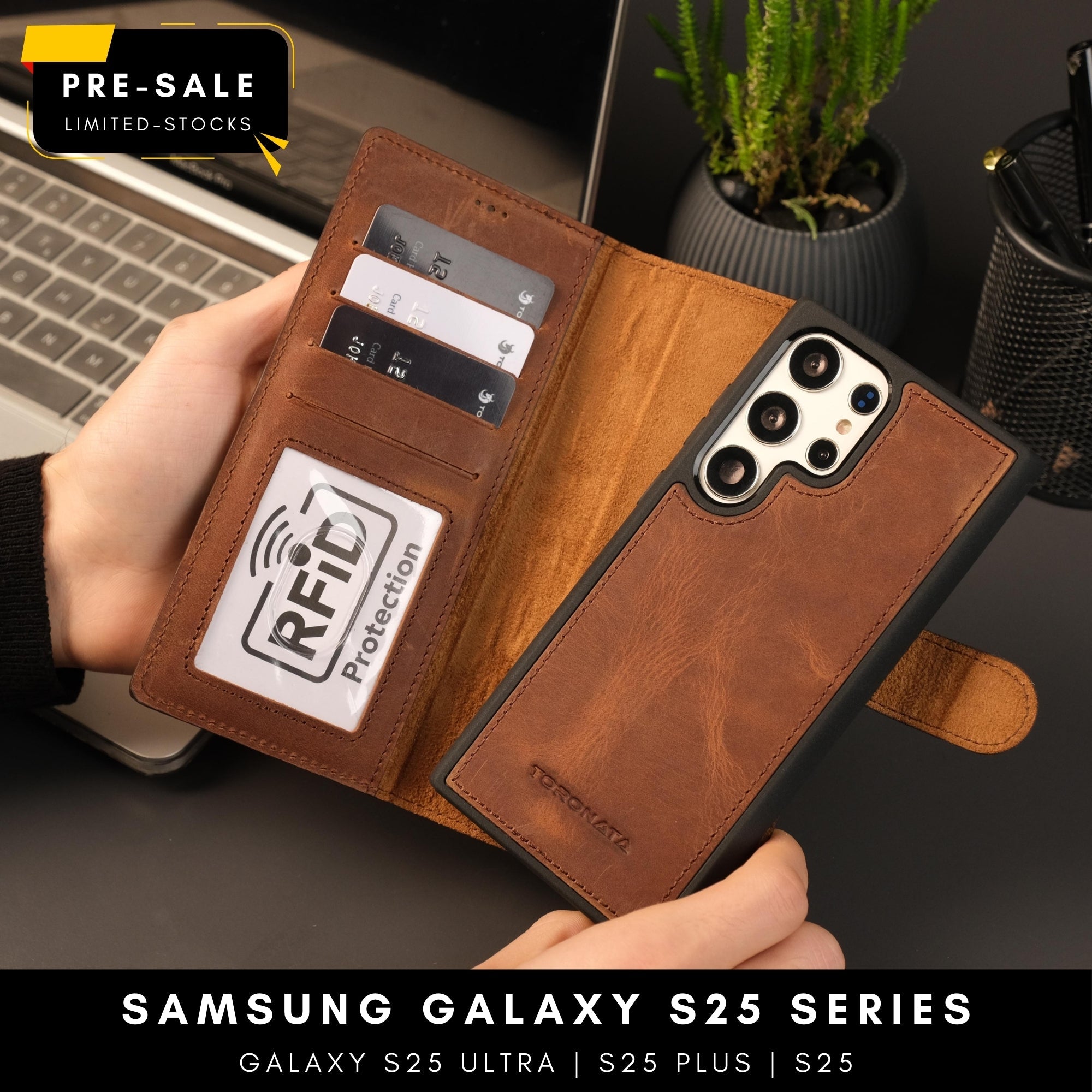 Leather Cases for Samsung Galaxy S25 Series | Pre-Sale in TORONATA - TORONATA