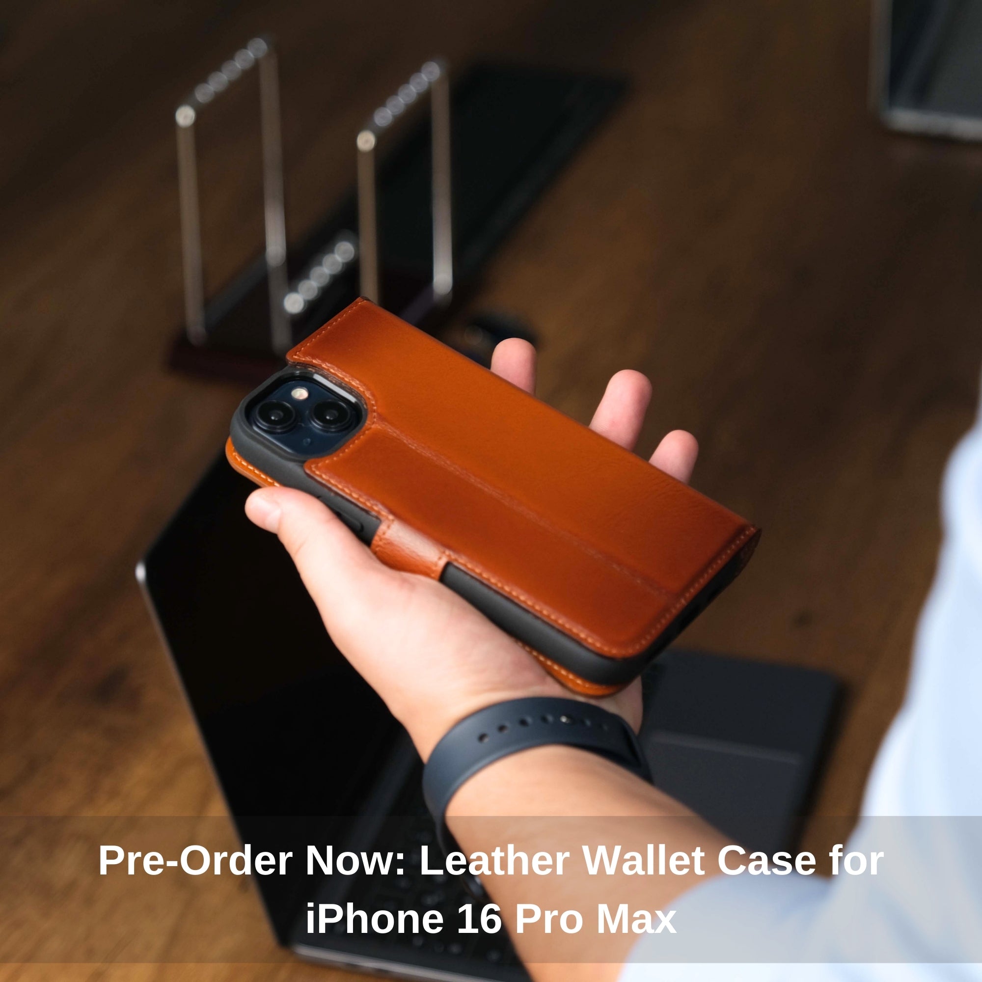 Pre-Order Now: Leather Wallet Case for iPhone 16 Pro Max - TORONATA