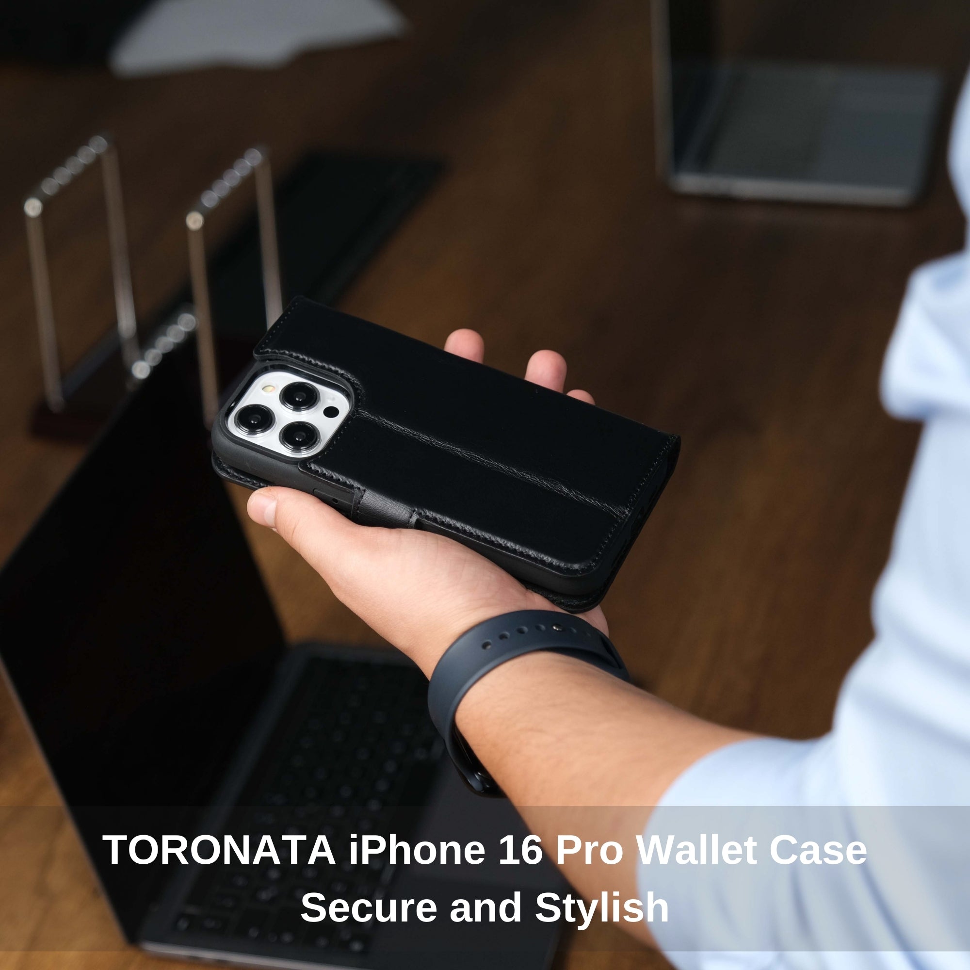 TORONATA iPhone 16 Pro Wallet Case | Secure and Stylish - TORONATA