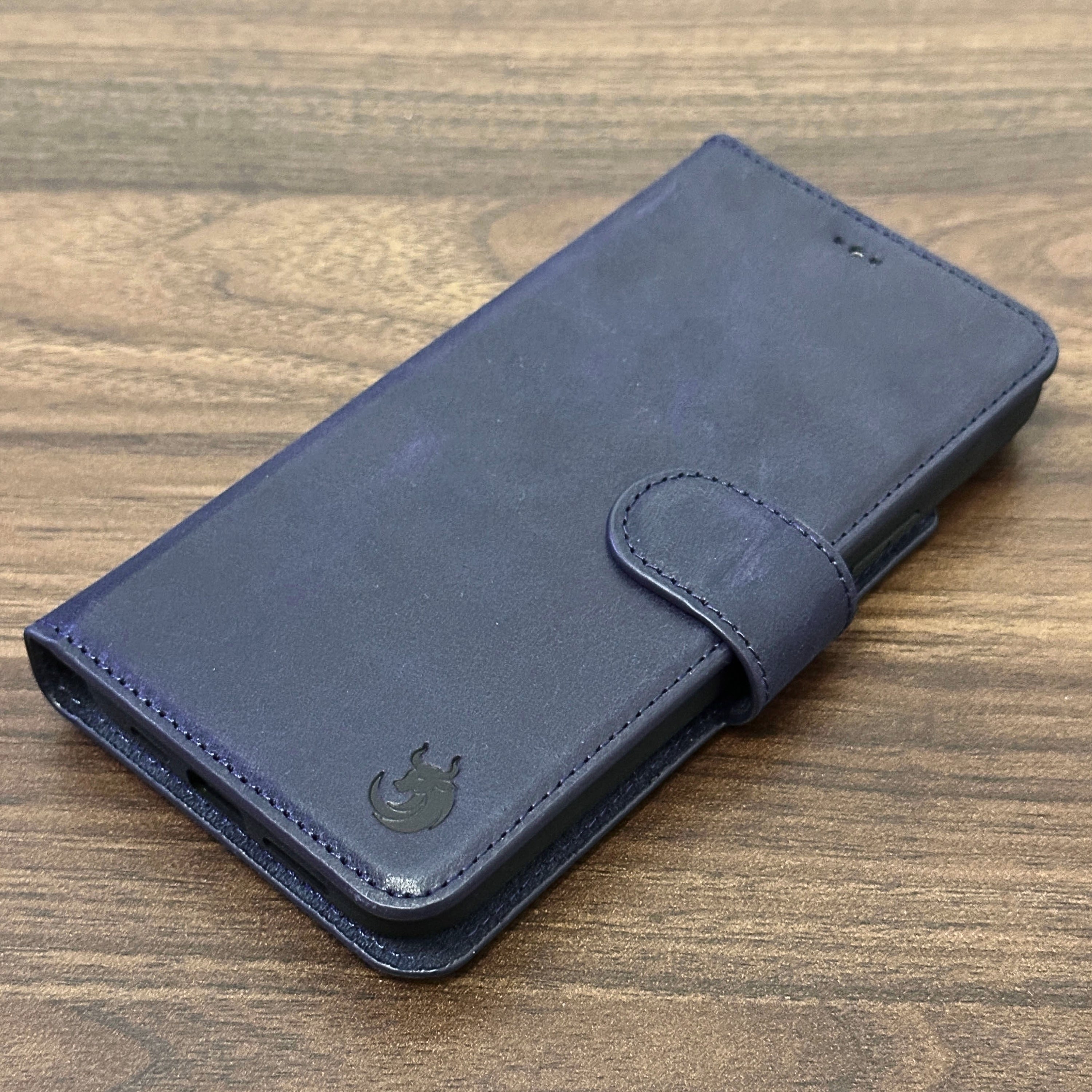 Vegas iPhone 15 Wallet Case | MagSafe-Dark Blue---TORONATA