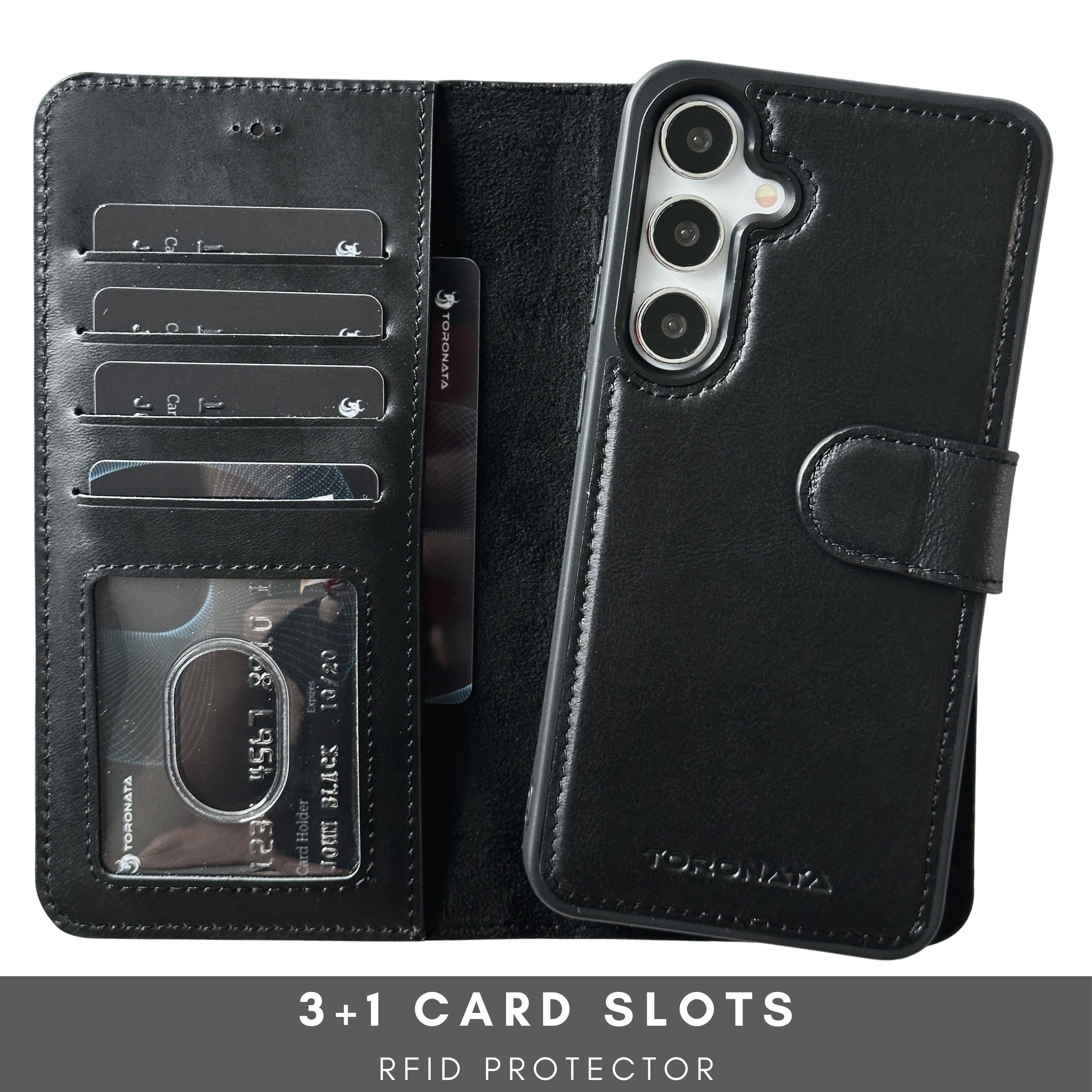 Nevada Samsung Galaxy S24 Wallet Case-Black---TORONATA