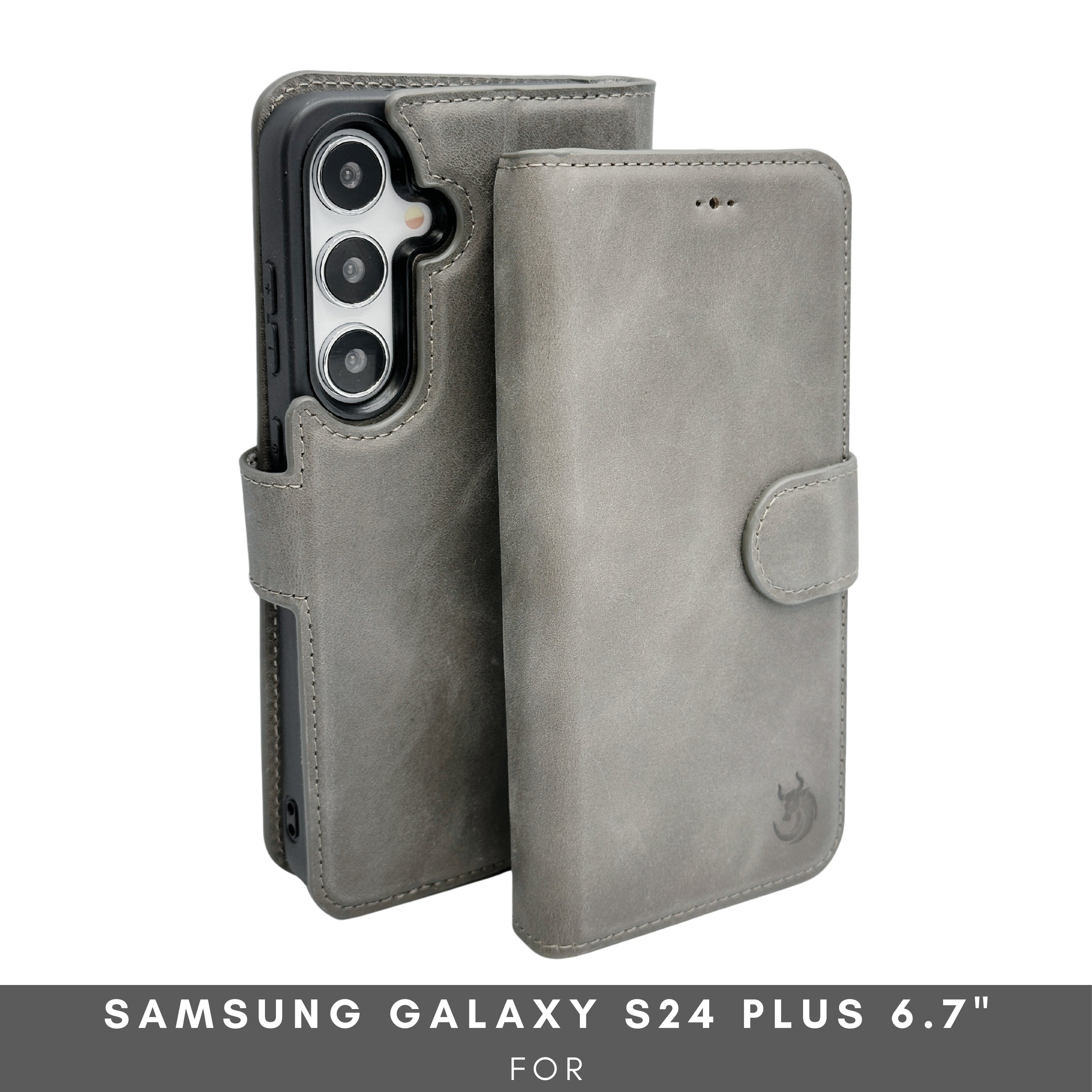 Nevada Samsung Galaxy S24 Plus Wallet Case-Grey---TORONATA