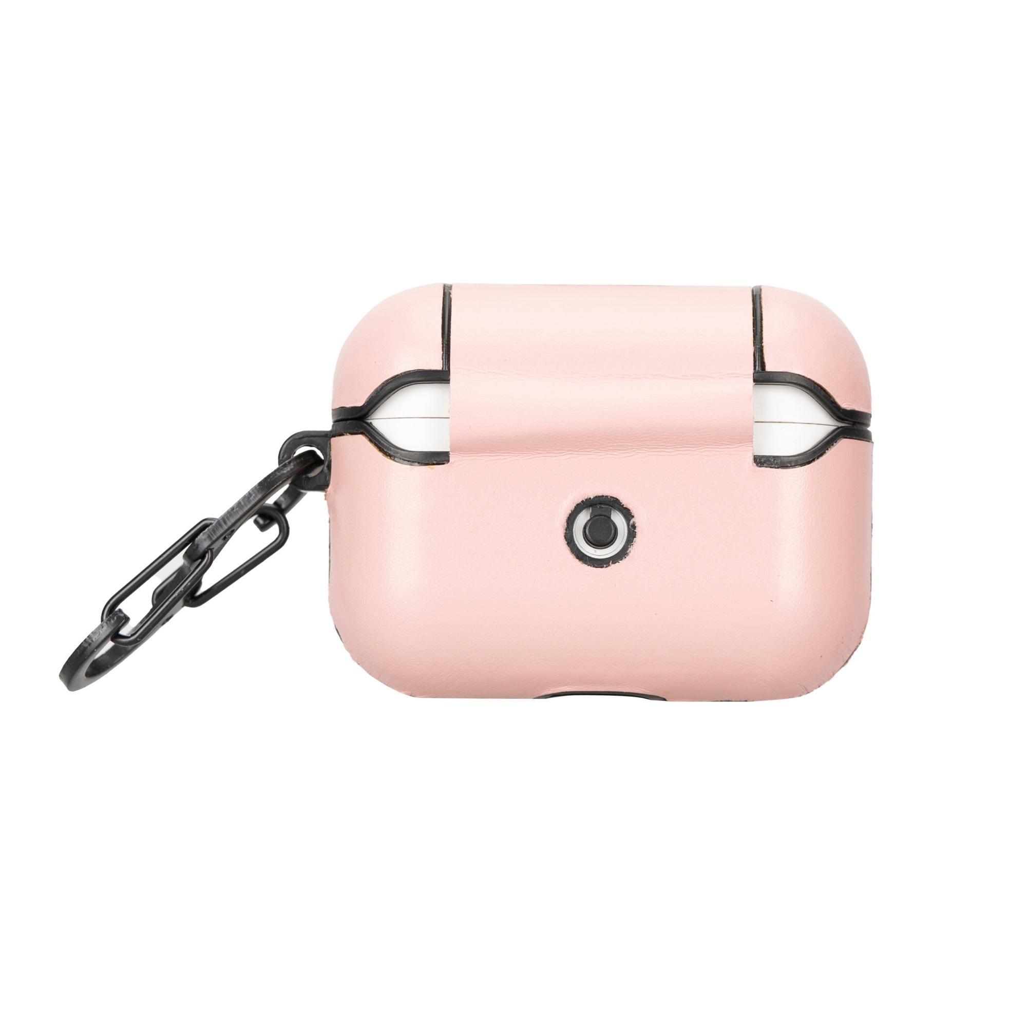 Handmade Leather Airpods Case selling for Airpods Pro, Pink, Gray, Leather Protect Case