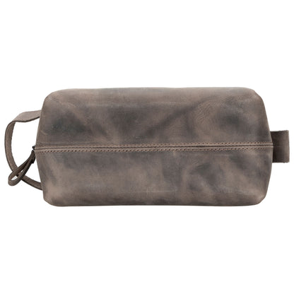 oswego men's leather dopp kit & small travel handbag - toronata - 