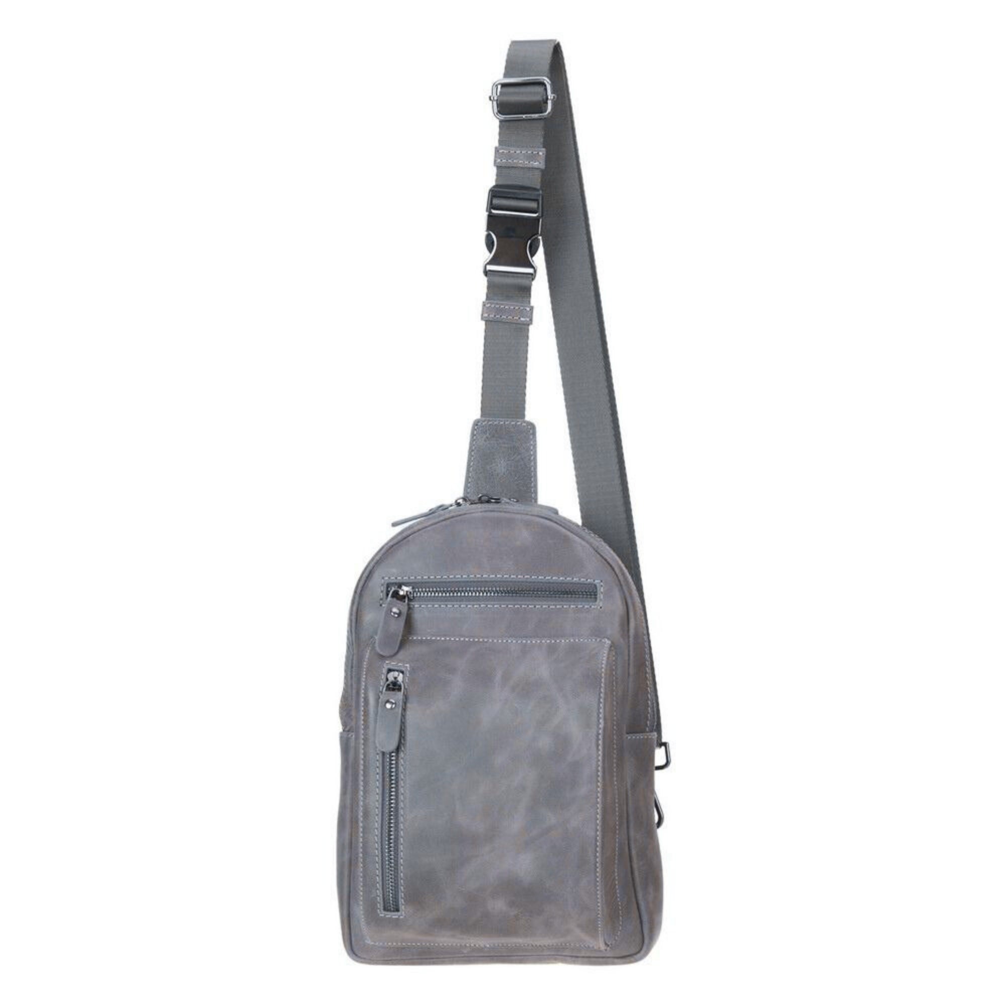 Athens Unisex Leather Cross Bag - TORONATA - 