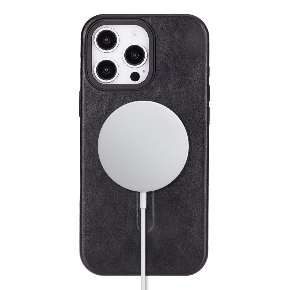 Cullman Leather iPhone 16 Pro Case - Black - TORONATA