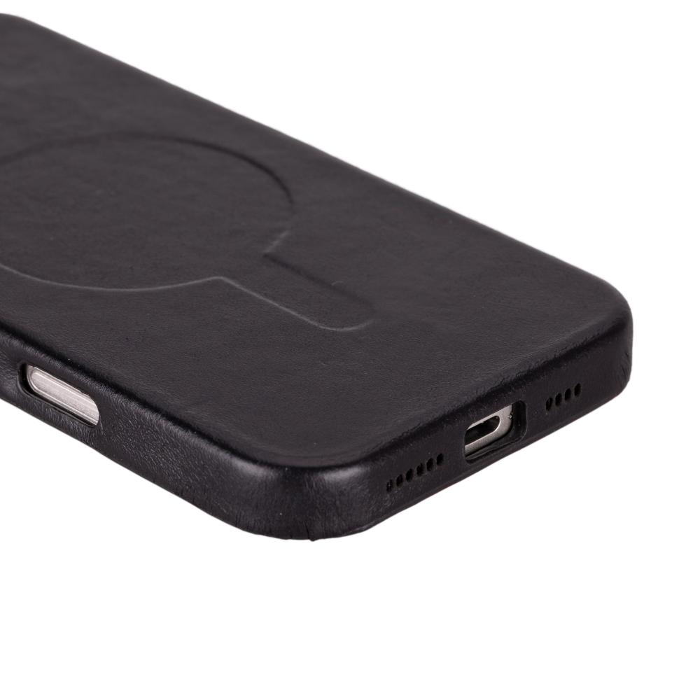 Cullman Leather iPhone 16 Pro Case - Black - TORONATA