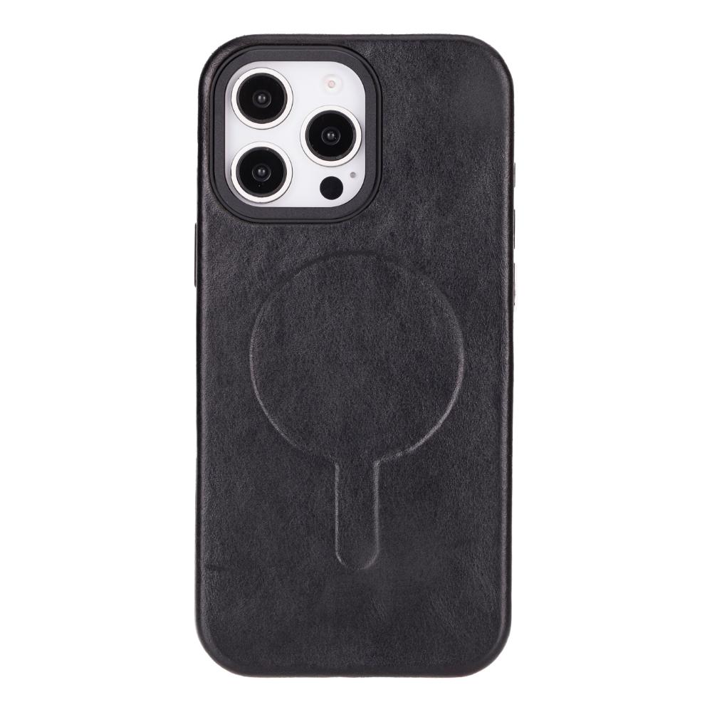 Cullman Leather iPhone 16 Pro Case - Black - TORONATA