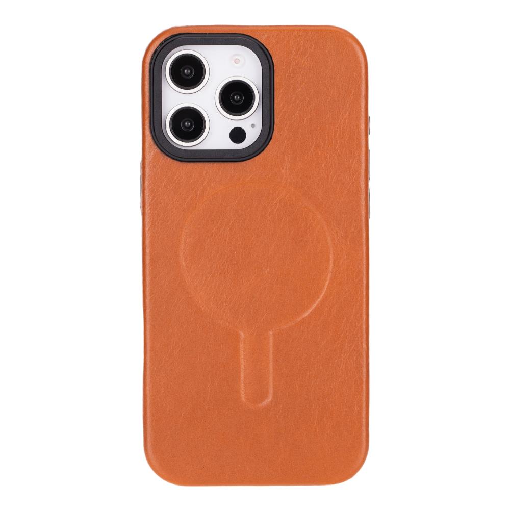 Cullman Leather iPhone 16 Pro Case - Tan - TORONATA