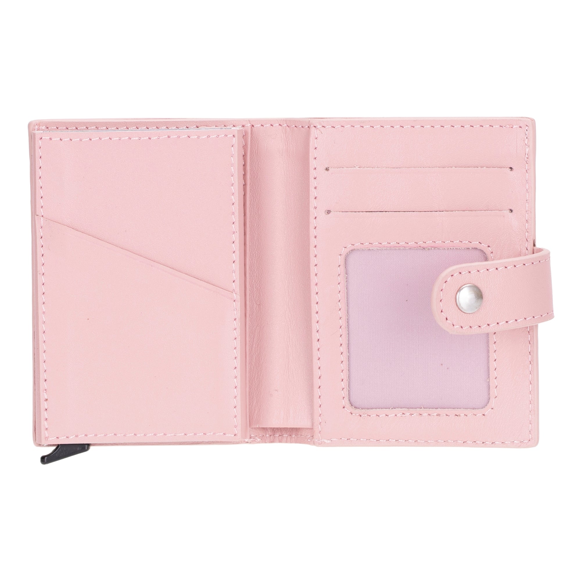 douglas leather pop-up cardholder with compatible apple airtag - toronata - 