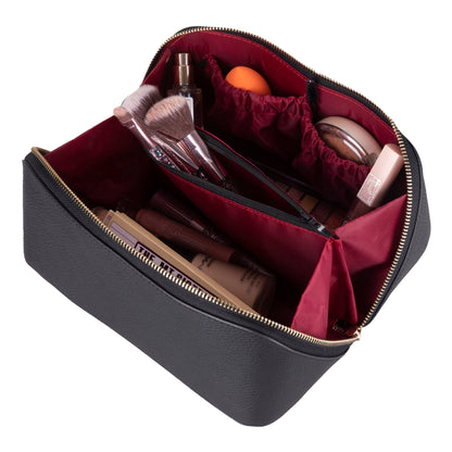 Haines Leather Cosmetic Bag – Stylish & Durable Makeup Bag for TravelTORONATA - 