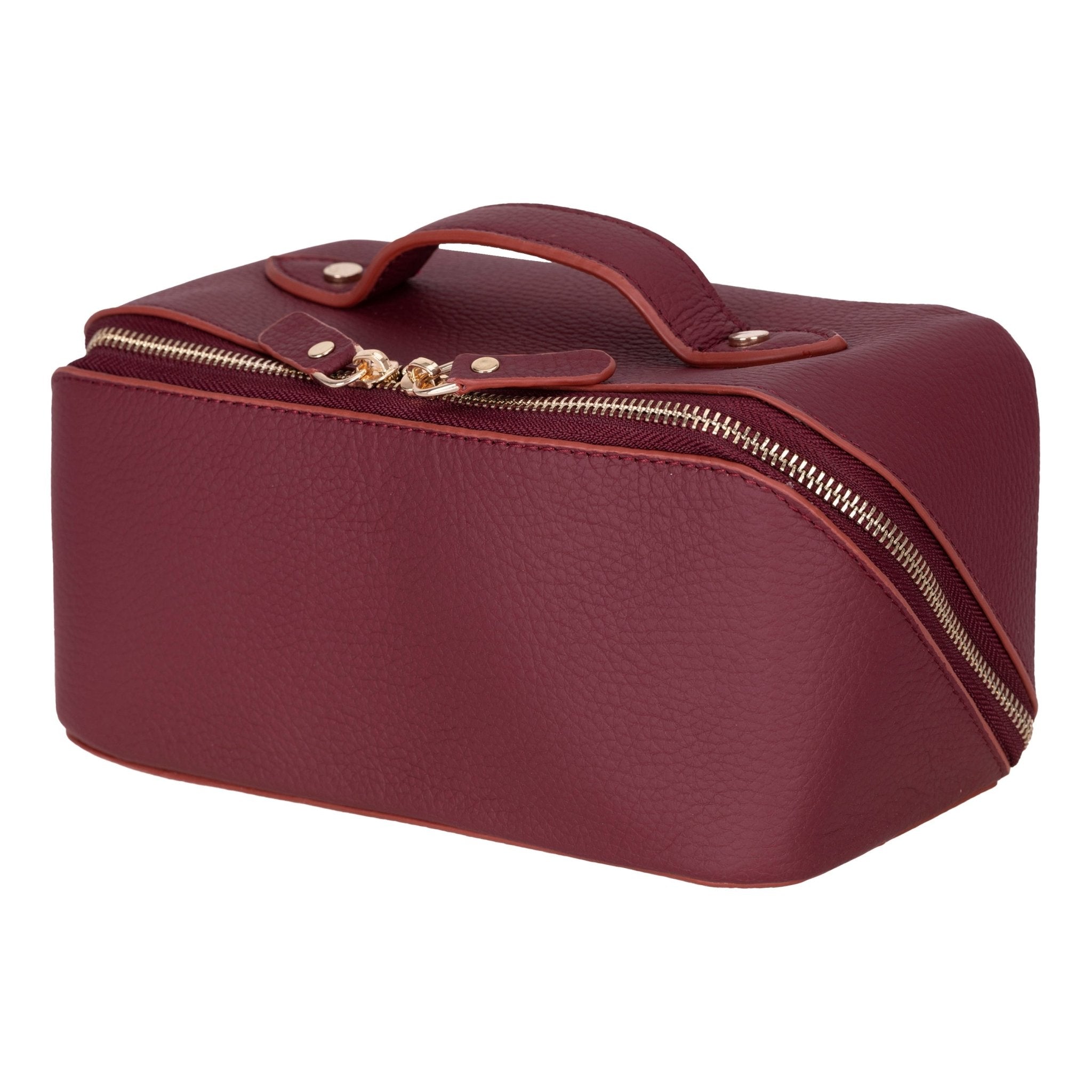 Haines Leather Cosmetic Bag – Stylish & Durable Makeup Bag for TravelTORONATA - 