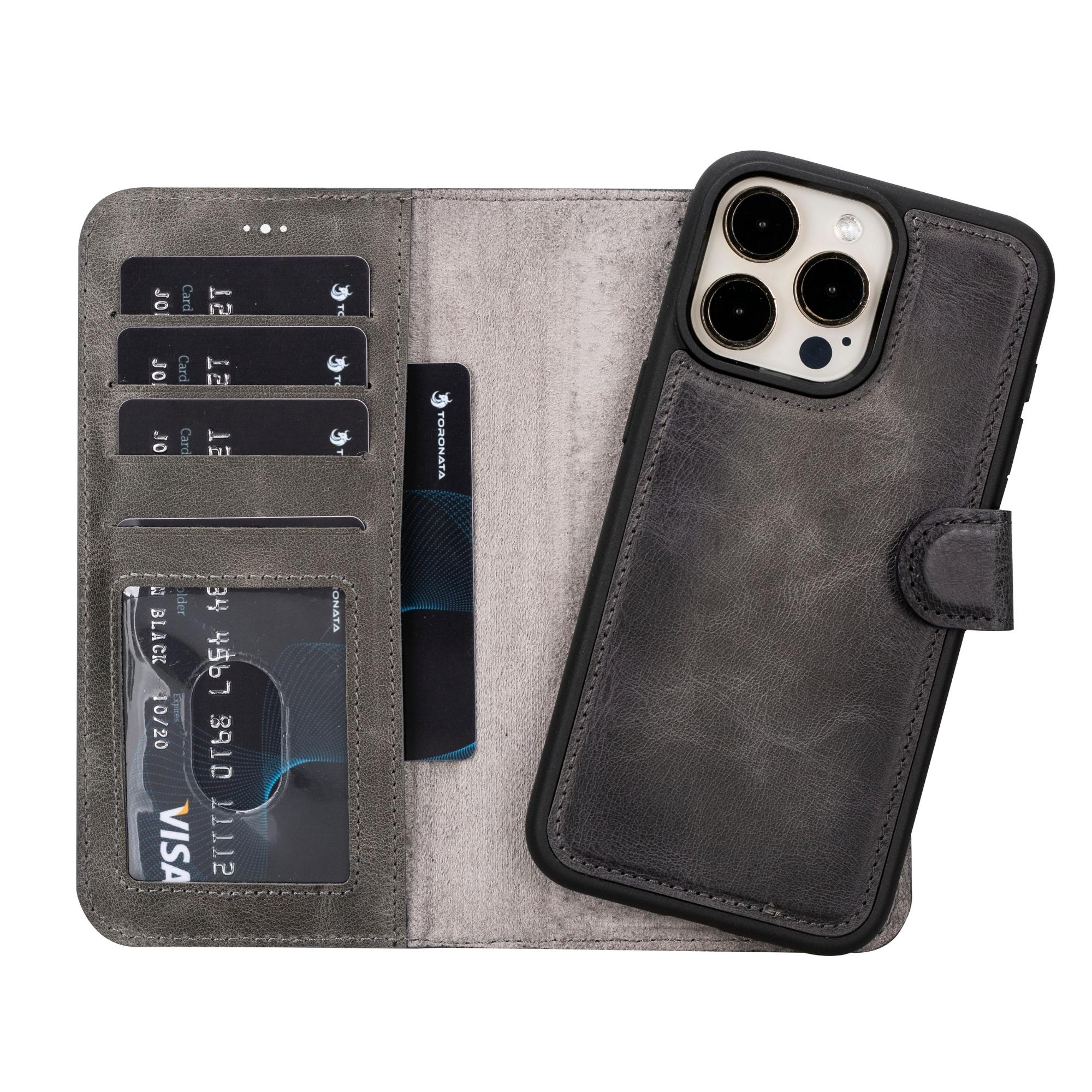 Casper Leather iPhone 15 Series Wallet Case