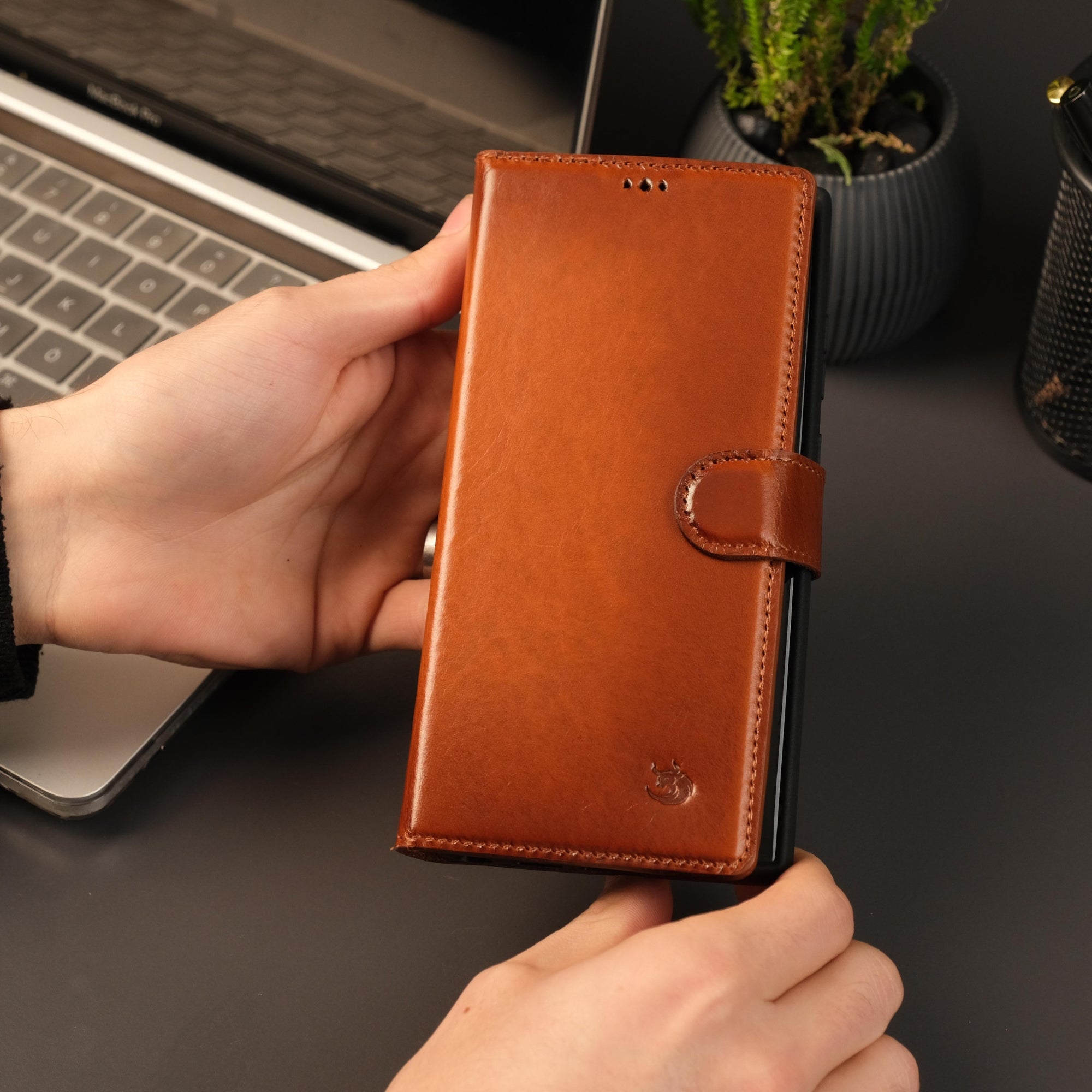 Leather Samsung Galaxy S25 Ultra Wallet Case | Buffalo ( Pre - Sale ) - Tan - TORONATA