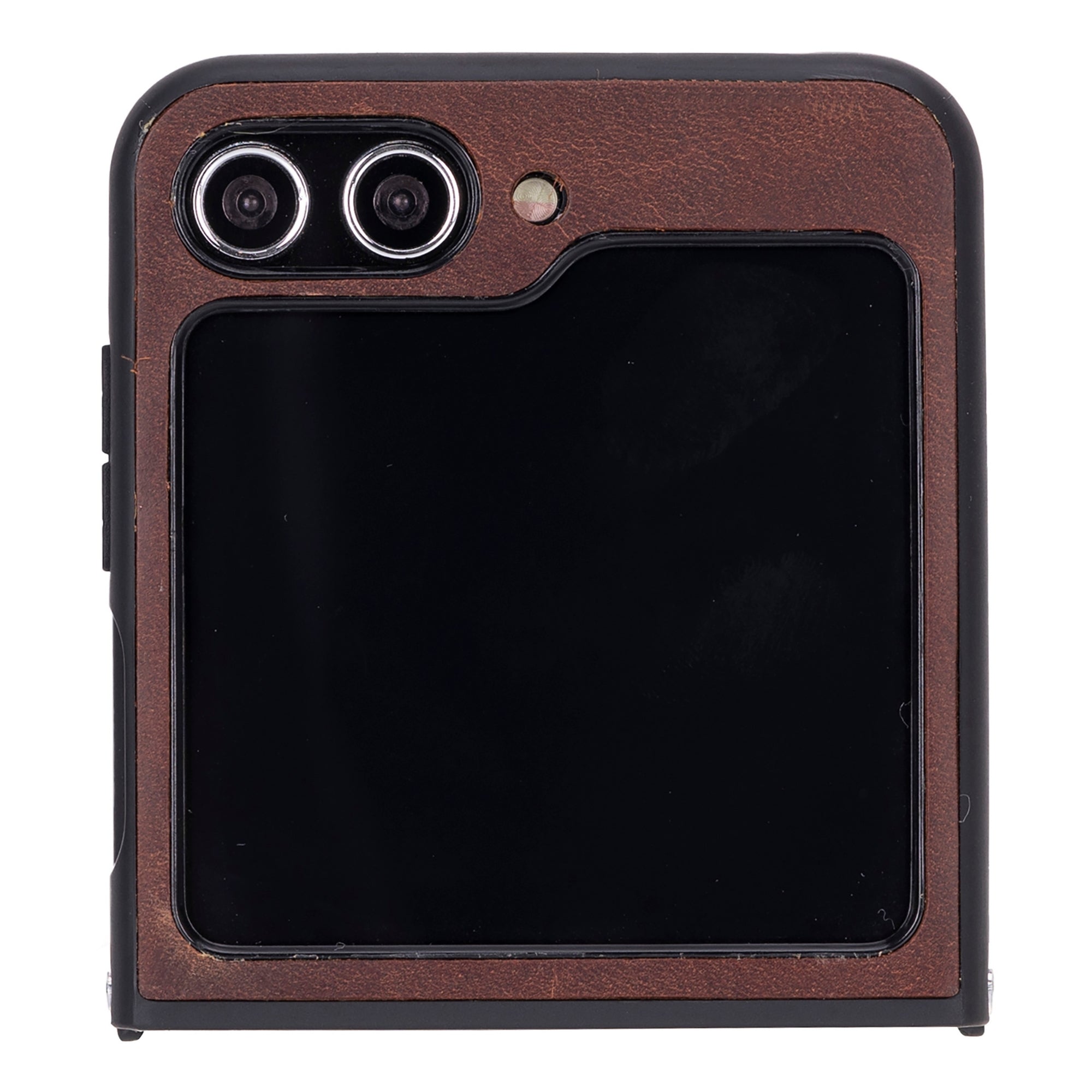 Miami Leather Samsung Galaxy Z Flip 6 Case - Dark Brown - TORONATA