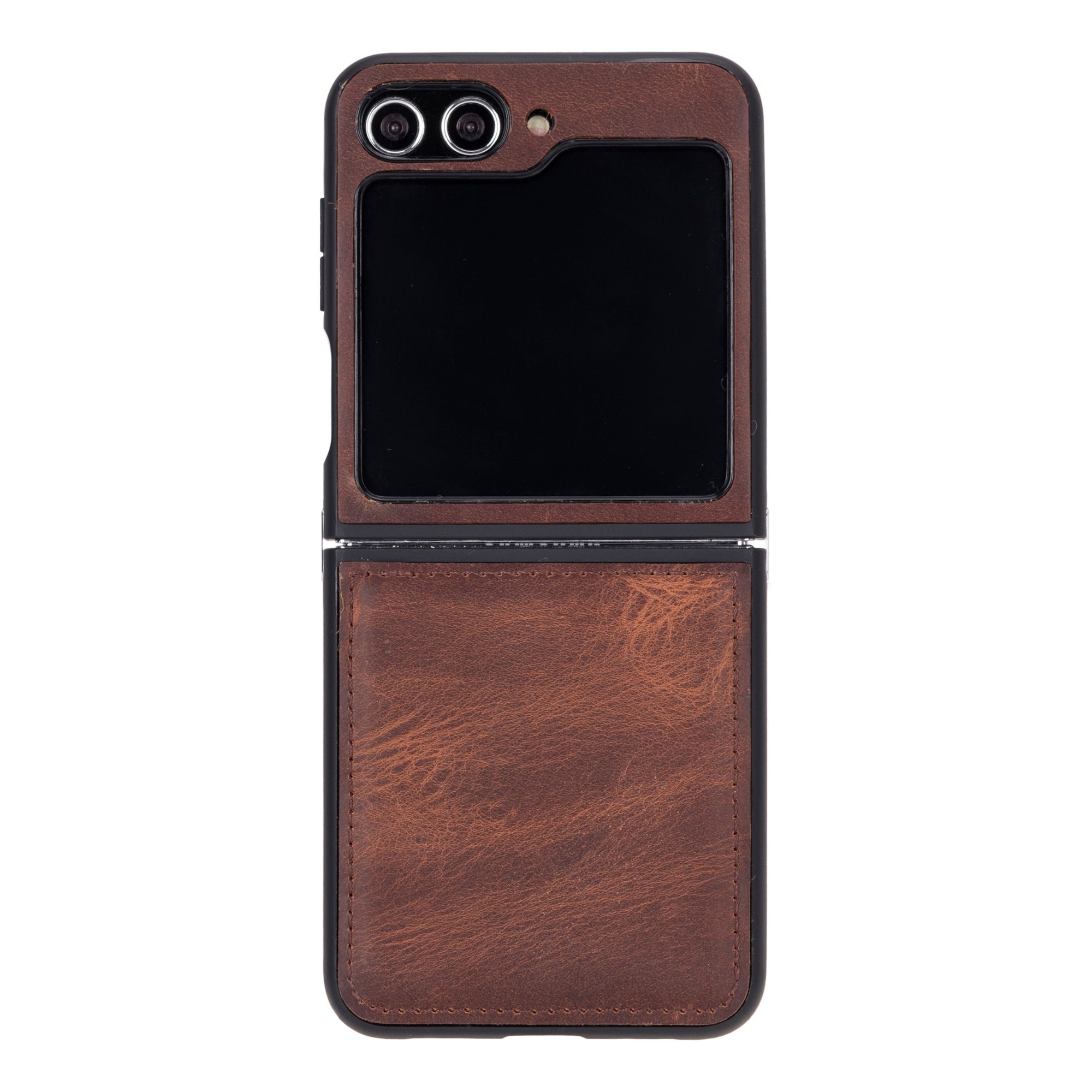 Miami Leather Samsung Galaxy Z Flip 6 Case - Dark Brown - TORONATA