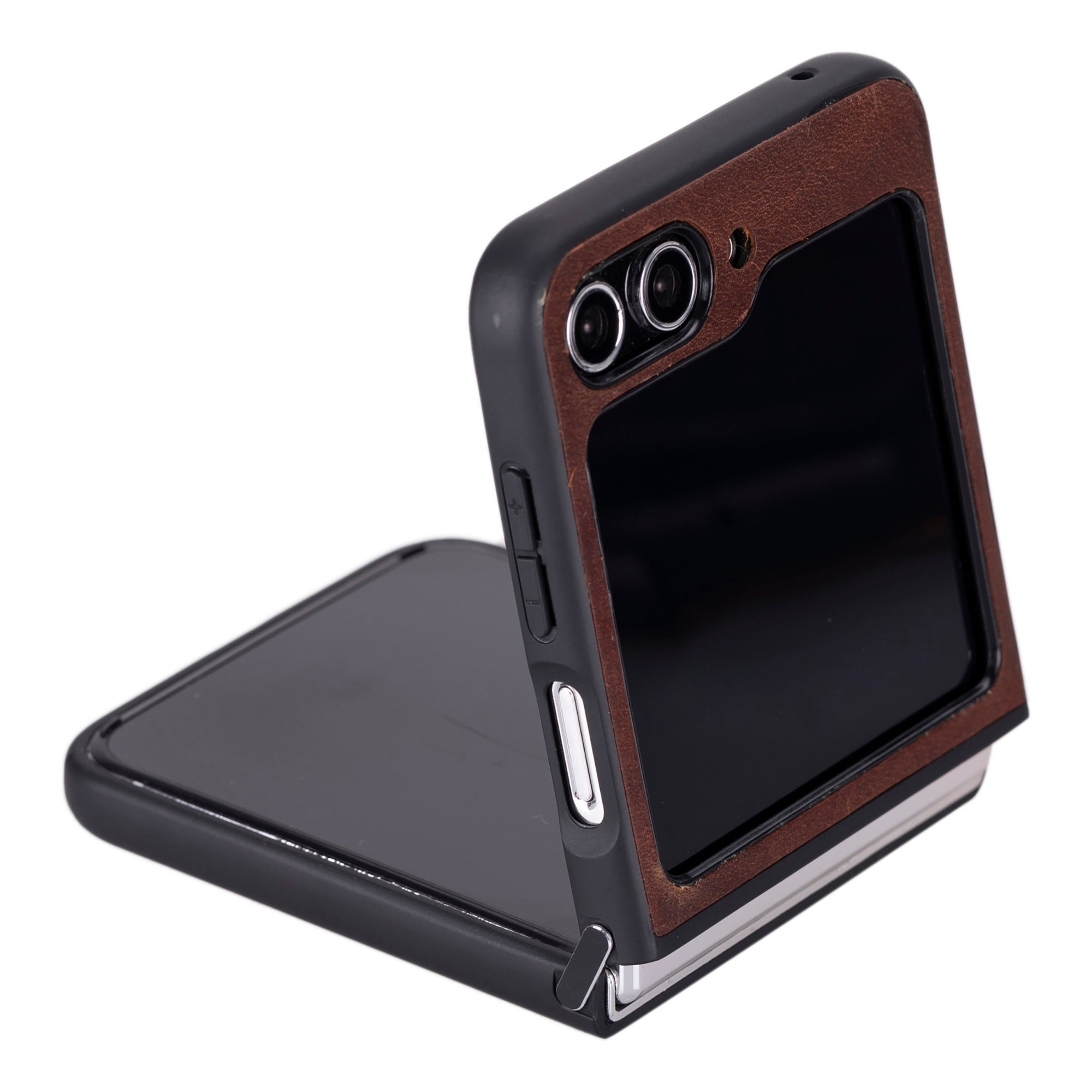 Miami Leather Samsung Galaxy Z Flip 6 Case - Dark Brown - TORONATA