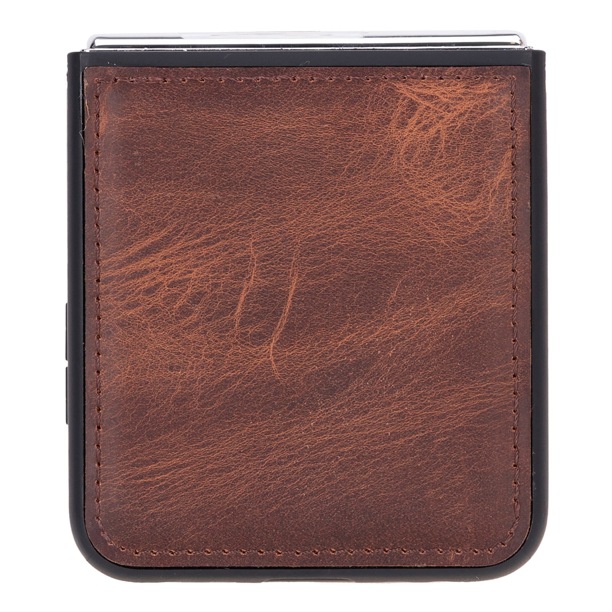 Miami Leather Samsung Galaxy Z Flip 6 Case - Dark Brown - TORONATA