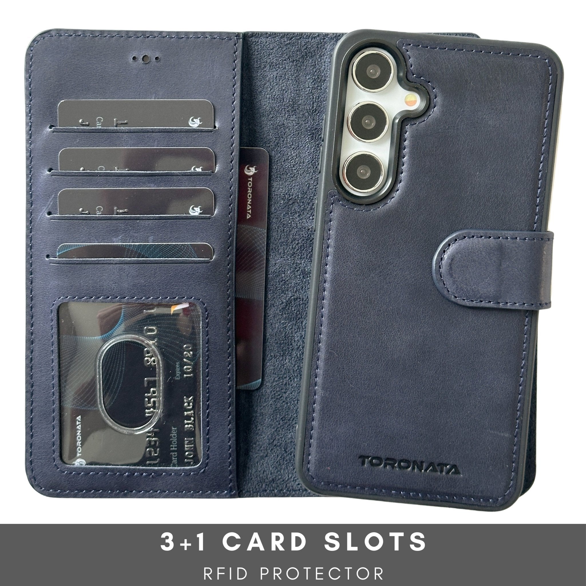 Nevada Samsung Galaxy S24 Plus Wallet Case-Dark Blue---TORONATA