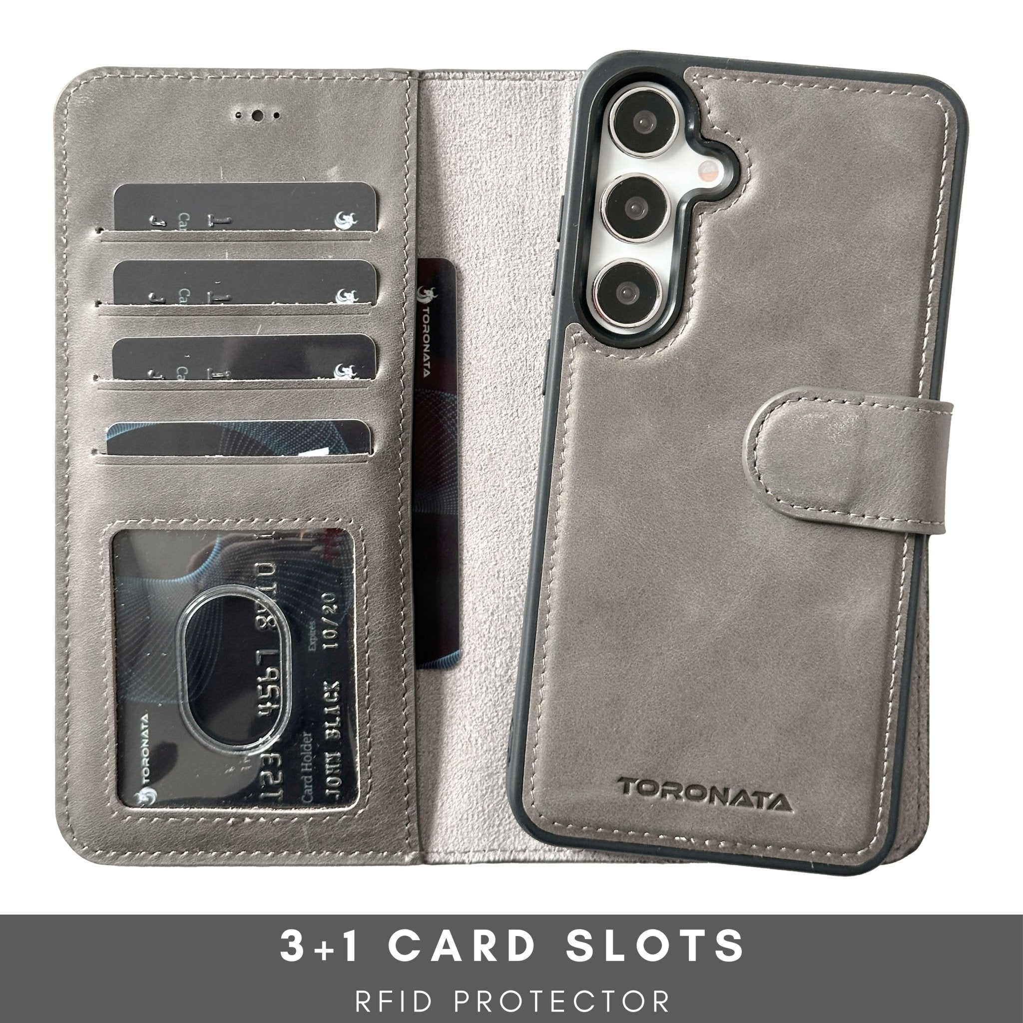 Nevada Samsung Galaxy S24 Wallet Case-Grey---TORONATA