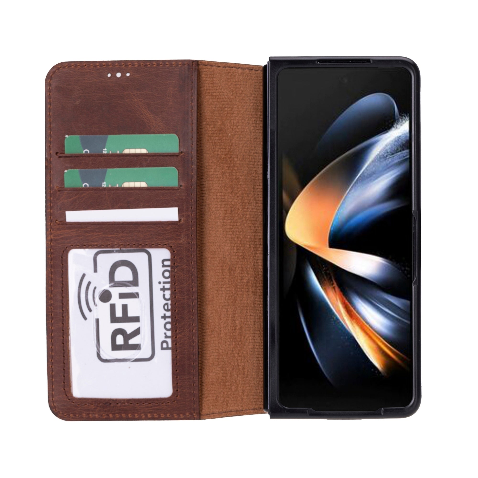 Orlando Samsung Galaxy Z Fold 5 Case-Dark Brown---TORONATA