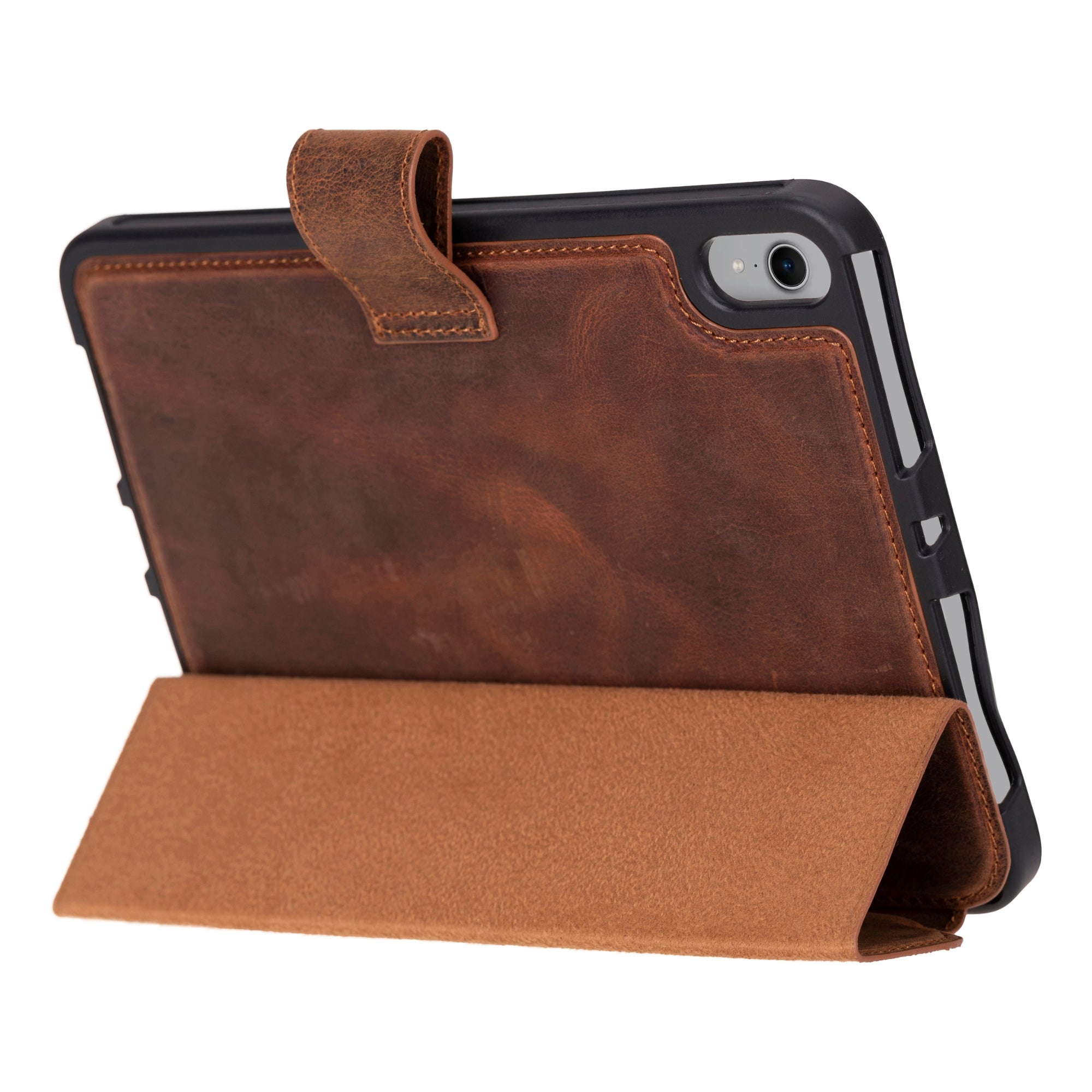 Worland Leather Case for iPad Mini 8.3 - inch (A17 Pro) - Dark Brown - A17 Pro (2024) - TORONATA