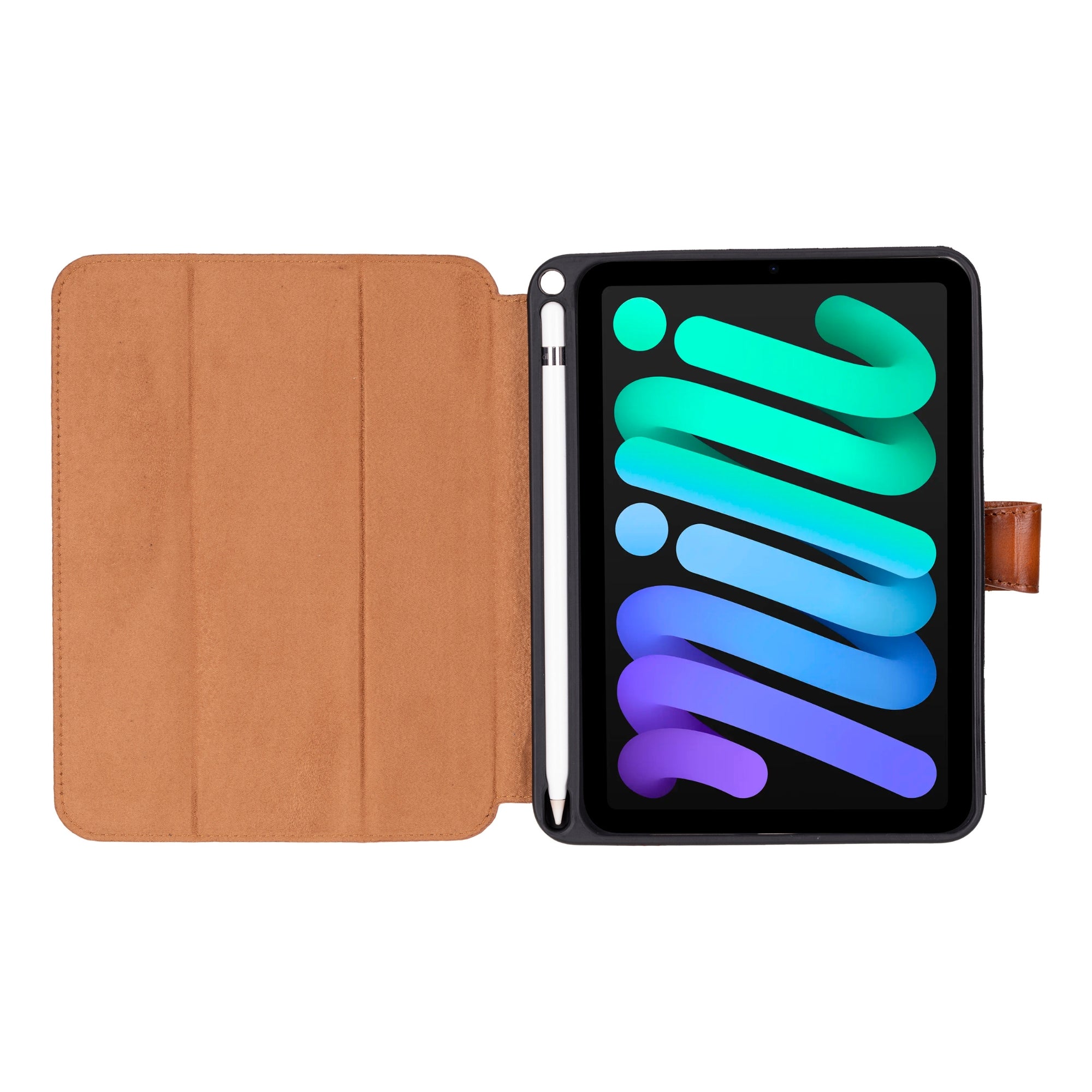 Worland Leather Case for iPad Mini 8.3 - inch (A17 Pro) - Tan - A17 Pro (2024) - TORONATA