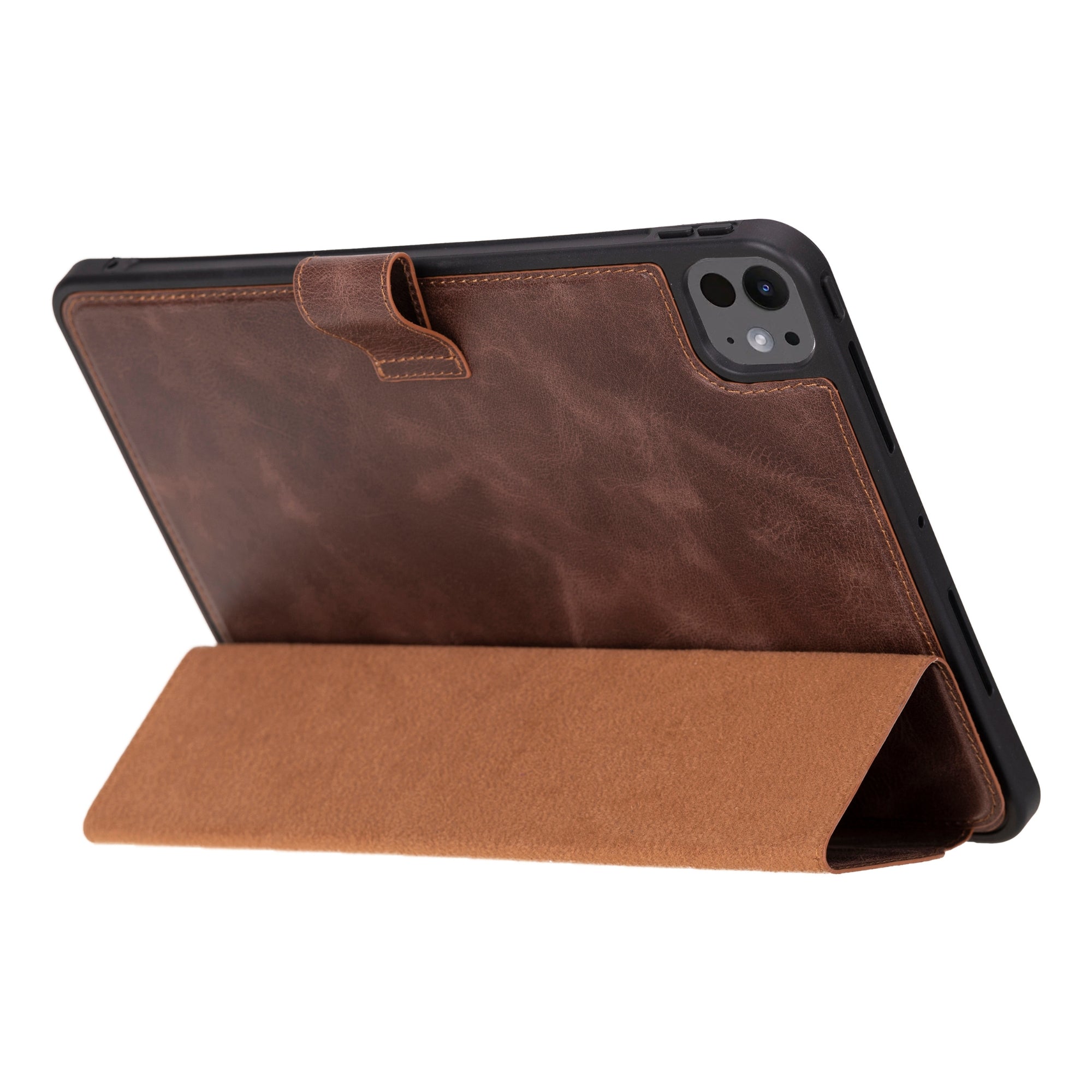 Worland Leather Case for iPad Pro 11 - inch (M4) - Dark Brown - M4 (2024) - TORONATA