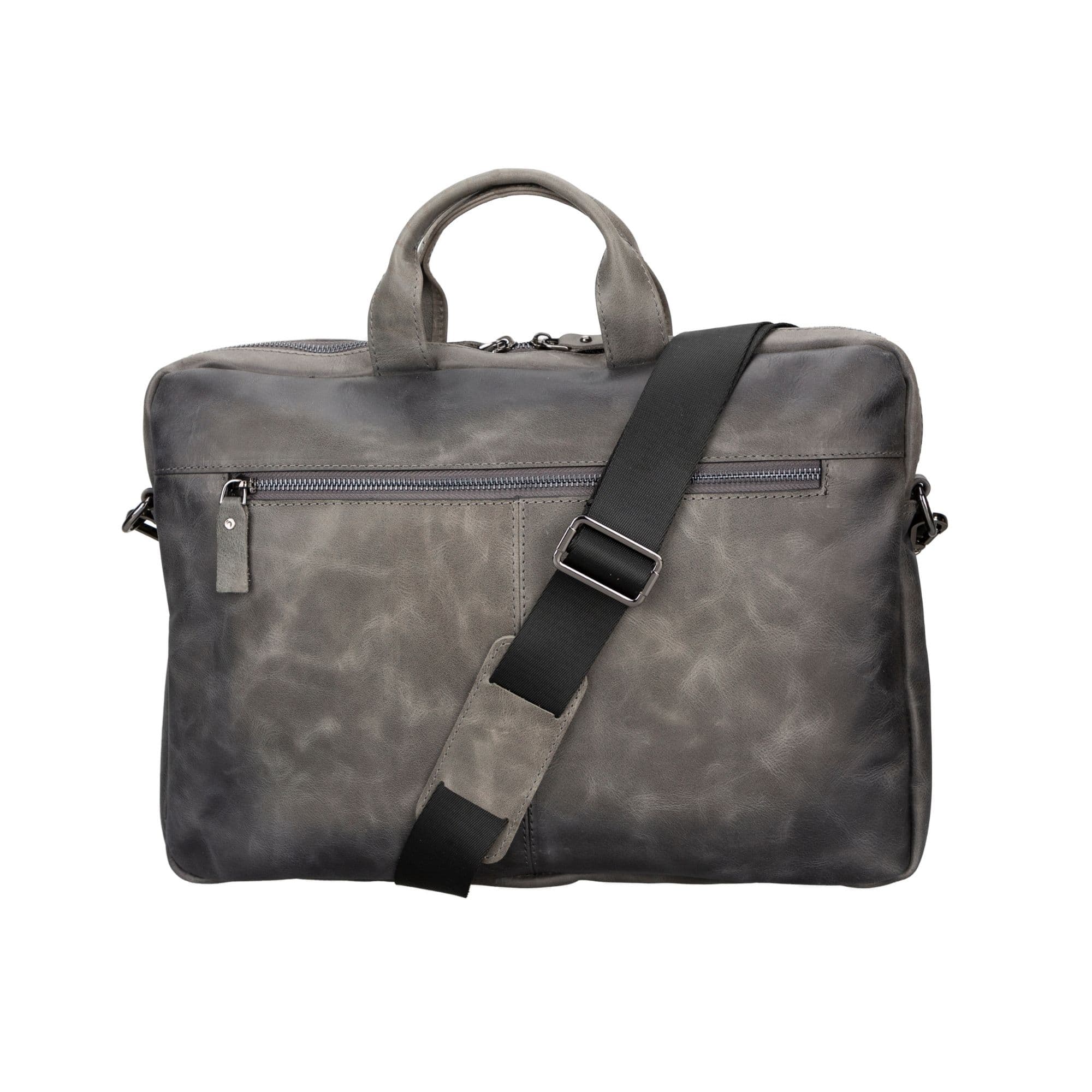 n macbook leather sleeve and bag - 14 ınches - gray - toronata