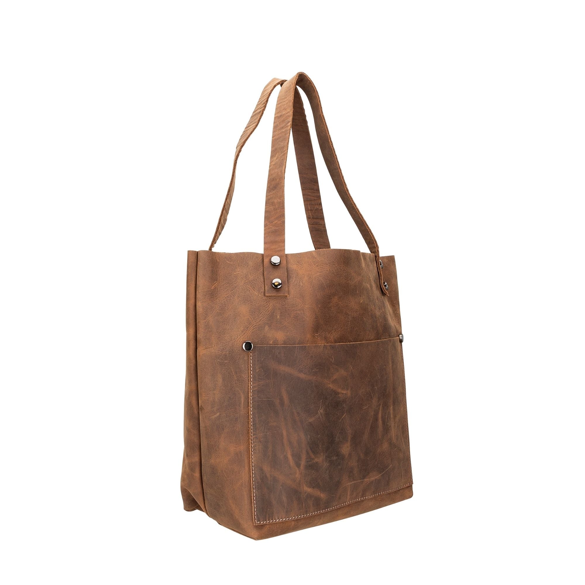 Tote Bags Purses Alpine Leather Tote Bag by TORONATA