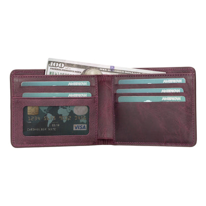 Arvada Handmade Bifold Leather Men Wallet - TORONATA - 