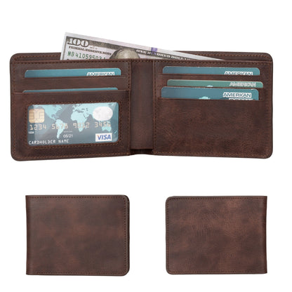 Arvada Handmade Bifold Leather Men Wallet - TORONATA - 