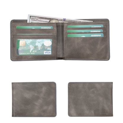 Arvada Handmade Bifold Leather Men Wallet - TORONATA - 