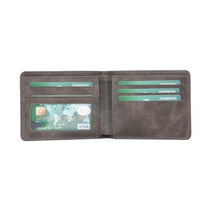 Arvada Handmade Bifold Leather Men Wallet - TORONATA - 