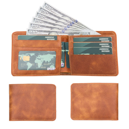 Arvada Handmade Bifold Leather Men Wallet - TORONATA - 