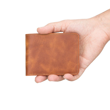 Arvada Handmade Bifold Leather Men Wallet - TORONATA - 