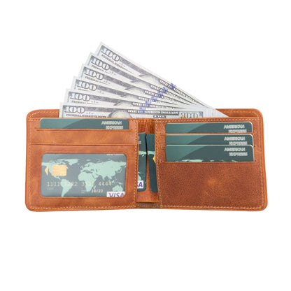 Arvada Handmade Bifold Leather Men Wallet - TORONATA - 