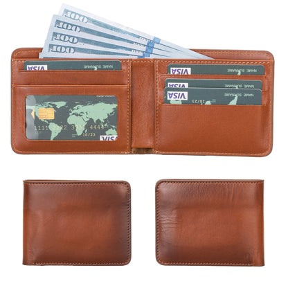 Arvada Handmade Bifold Leather Men Wallet - TORONATA - 