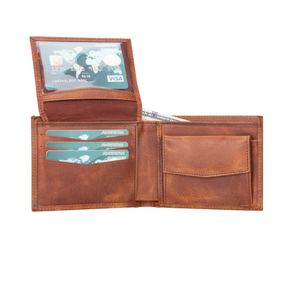 aspen premium full-grain leather wallet for men - toronata - 