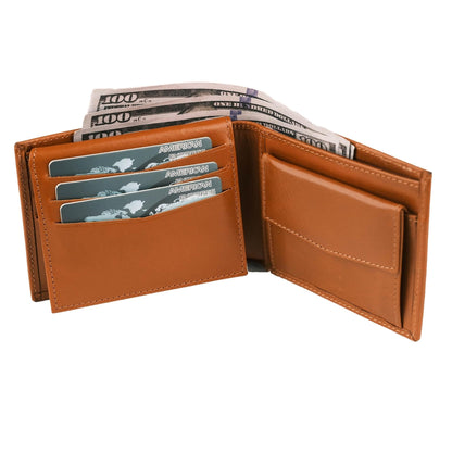 aspen premium full-grain leather wallet for men - toronata - 