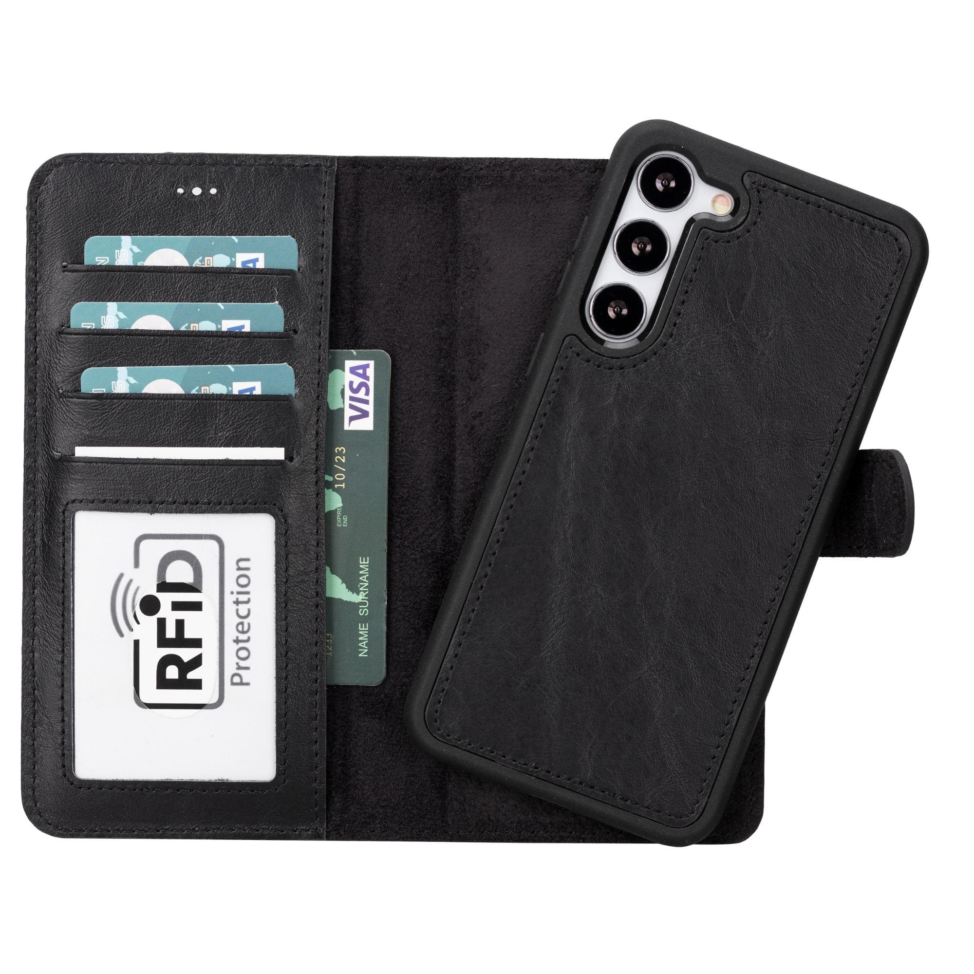 Buffalo Samsung Galaxy S21 Series Detachable Leather Wallet Case