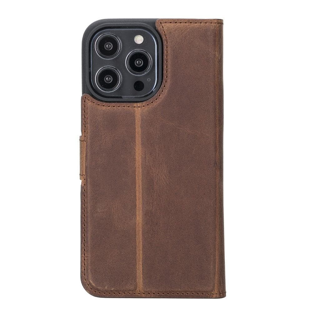 Casper iPhone 11 Series Detachable Leather Wallet Case - iPhone 11 Pro Max - Dark Brown - TORONATA