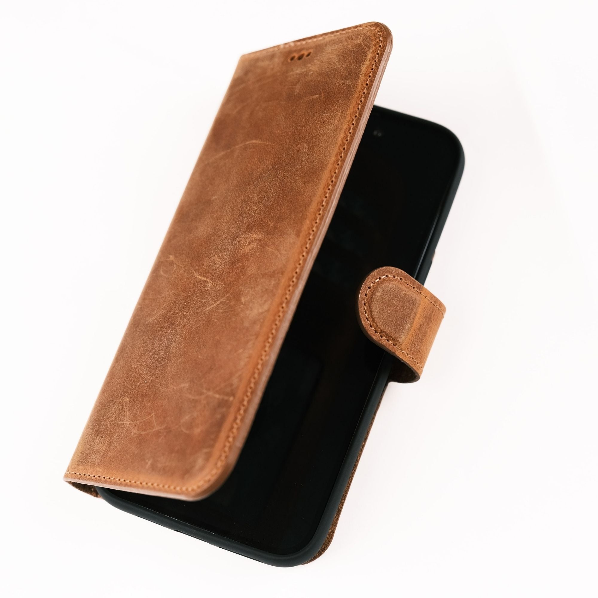 Folio 2-in-1 iPhone Wallet w/ Detachable Folding Card Holder Case