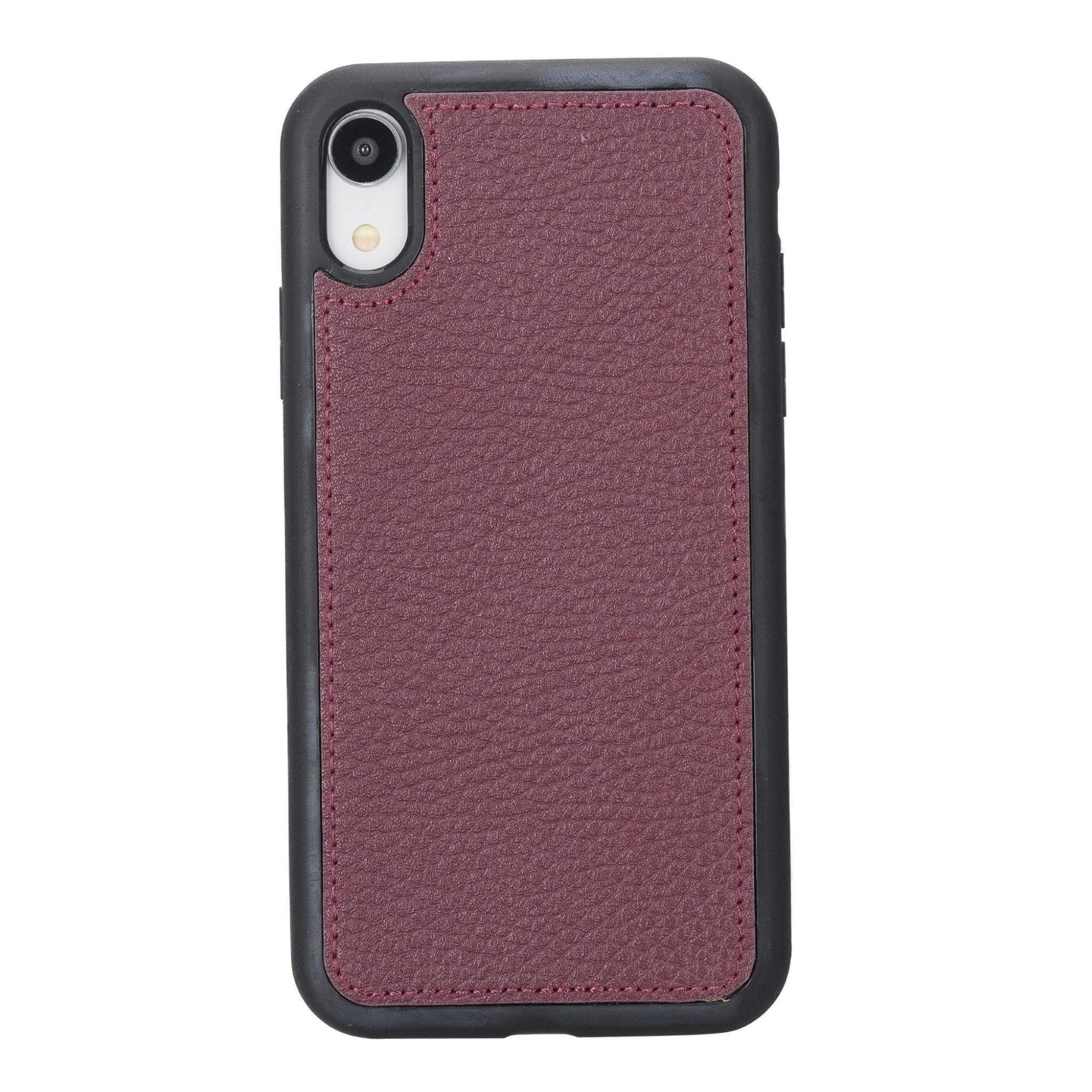 Casper iPhone XR Leather Wallet Case-iPhone XR-Floater Bordeaux--TORONATA