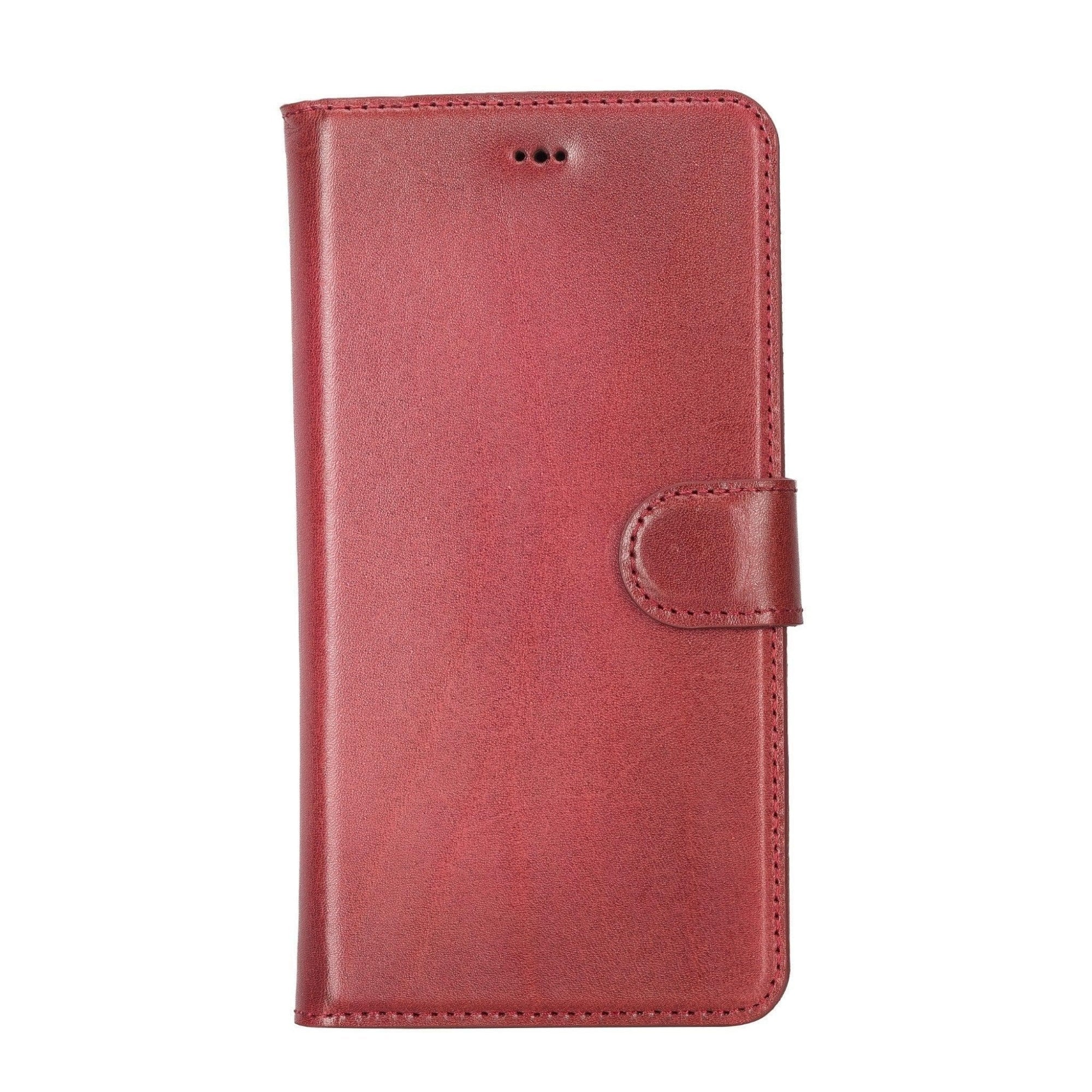 Casper iPhone XR Leather Wallet Case-iPhone XR-Red--TORONATA