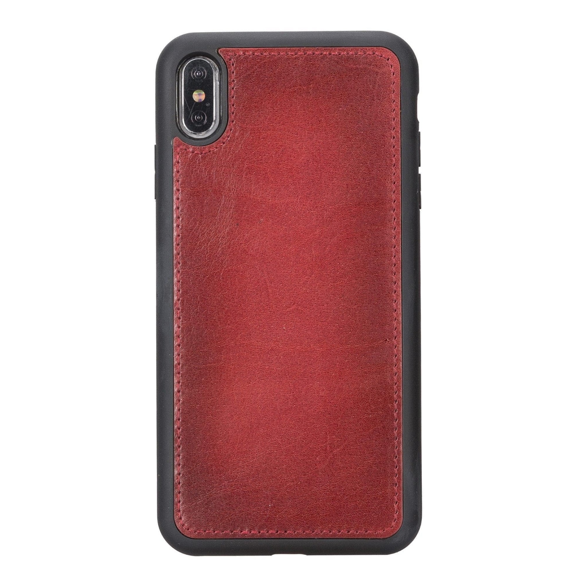 Casper iPhone XR Leather Wallet Case-iPhone XR-Red--TORONATA