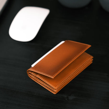 denver luxury full-grain leather cardholder for men - toronata - 